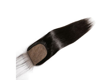 Free Parting 4x4 Silk Base Closure Natural Hair Line With Baby Hair supplier
