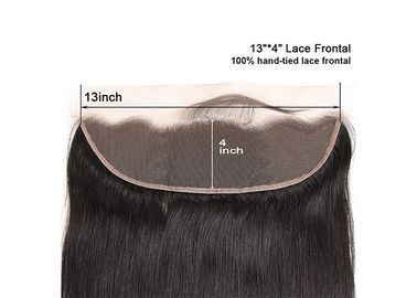 Brazilian Hair Straight 13x4 Ear to Ear Hair Lace Frontal Closure With Front Baby Hair supplier