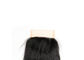 4x4 Top Swiss Hair Lace Closure, Peruvian Hair Straight Lace Closure supplier