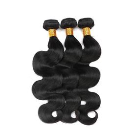 Grade 9A Brazilian Virgin Hair Natural Body Wave Weave Bundle Length 10" to 30" supplier