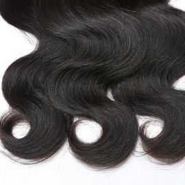 Grade 9A Brazilian Virgin Hair Natural Body Wave Weave Bundle Length 10" to 30" supplier