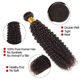 No Acid Afro Brazilian Kinky Curly Hair 100% Unprocessed Virgin Human Hair Weave supplier