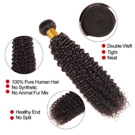 No Acid Afro Brazilian Kinky Curly Hair 100% Unprocessed Virgin Human Hair Weave supplier