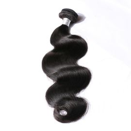 Natural Black Peruvian Human Hair  Body Wave 100% Original Virgin Hair  Wefts supplier