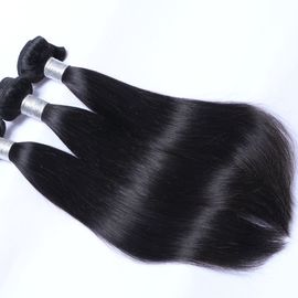 7A Straight Brazilian Hair Bundles With Closure , Grade 7A Human Hair supplier