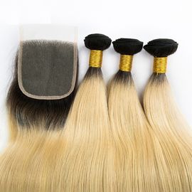 Full Cuticle 8A 1b 613 Human Hair Extensions Double Drawn Strong Weft supplier