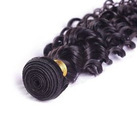 Natural Indian Human Hair Bundles , Virgin Remy Hair Extensions 7A High Grade supplier