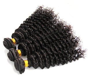 9A Natural Kinky Curly Hair Bundles Double Drawn Hair Extensions Weft supplier