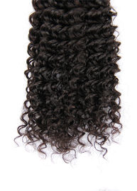 9A Natural Kinky Curly Hair Bundles Double Drawn Hair Extensions Weft supplier