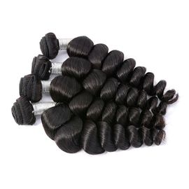 3 Bundles / 300g Indian Human Hair Weave Bundles Loose Wave Virgin Hair supplier