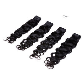 Mixed Length Indian Human Hair Bundles Long Lasting No Shedding Natural Looking supplier