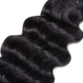 Mixed Length Indian Human Hair Bundles Long Lasting No Shedding Natural Looking supplier