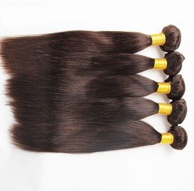 100% Indian Straight Hair Bundles / Straight Human Hair Extensions 8 - 30 Inch supplier