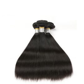 9A Unprocessed Indian Human Hair Bundles Straight 12''- 32'' , Natural 1b Black Color supplier