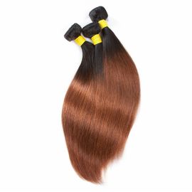 Peruvian Ombre Hair Weave Extension , 7A Ombre Straight Hair Weave supplier