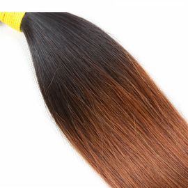 Peruvian Ombre Hair Weave Extension , 7A Ombre Straight Hair Weave supplier