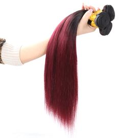 Brazilian Virgin Ombre Hair Weave Ombre Human Hair Extensions 12" To 26" supplier