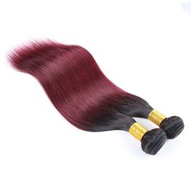 Brazilian Virgin Ombre Hair Weave Ombre Human Hair Extensions 12" To 26" supplier