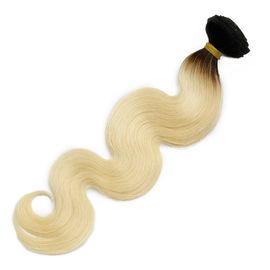 Brazilian Human Ombre Hair Weave Body Wave Raw Virgin Hair 12 Inch - 24 Inches supplier