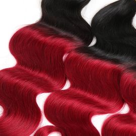 Colored Ombre Hair Weave Body Wave Malaysian Hair Bundles Thick Hair Ends supplier