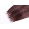Peruvian Human Virgin Ombre Hair Weave Color #4 Dark Brown Brazilian Hair supplier