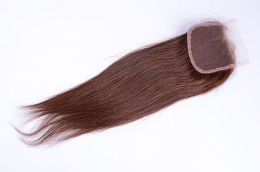 Peruvian Human Virgin Ombre Hair Weave Color #4 Dark Brown Brazilian Hair supplier