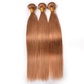 #30 Color Straight Brazilian Hair Raw Hair Material Can Be Curled 12&quot; to 26&quot; Silky Soft Shed Free supplier