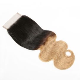 1b 27 Silk Base Lace Frontal Closure 4*4 Inch With 100% Raw Human Hair supplier