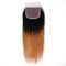 Silk Base Grade 10A 4x4 Lace Closure 100% Virgin Human Hair Two Tone Color supplier