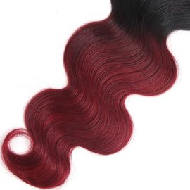 Brazilian 4x4 Lace Closure 1b 99j Burgundy Body Wave Closure Ombre Color supplier