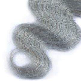 1b Grey Body Wave 4x4 Lace Closure No Sheddding Curly Hair Lace Closure supplier