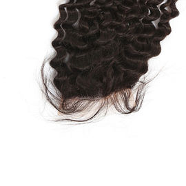 Brazilian Virgin Hair Curly Texture Top Lace Closure 4"x4" Lace Size for Black Lady supplier