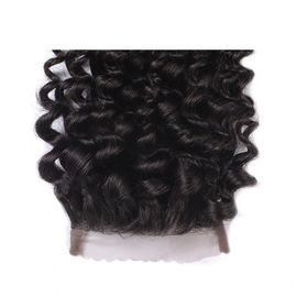 Brazilian Kinky Curly 4x4 Lace Closure Virgin Hair Bundles For Black Woman supplier