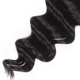 100% Unprocessed Hair Closure Pieces Brazilian Loose Wave Closure Real Hair supplier