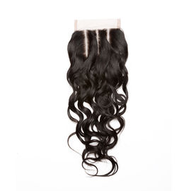 4"X4" Virgin Brazilian Remy Hair Human Hair Lace Closure Natural Wave 8A Grade supplier