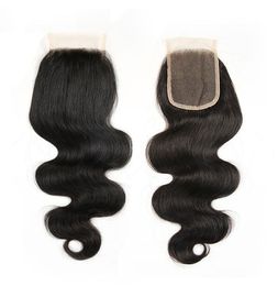 High Quality Indian Body Wave Lace  Closure 4x4 Size Middle Part 7A+ Grade supplier