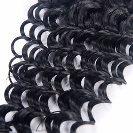 Indian Curly Brown 4x4 Lace Closure Grade 8A Virgin Human Hair Materials supplier