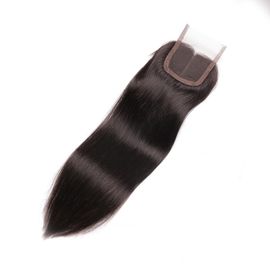 Natural Color Virgin Indian Straight Lace Closure With Hair Bundles Looks Natural With Skin supplier