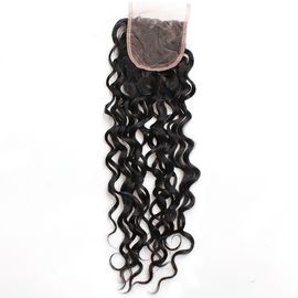 8&quot; to 20&quot; Malaysian Natural Wave Lace Closure 100% Real Virgin Human Hair Material supplier