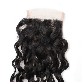 8&quot; to 20&quot; Malaysian Natural Wave Lace Closure 100% Real Virgin Human Hair Material supplier