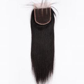 Elegant Human Hair Lace Closure 4x4 Malaysian Straight Closure, Human Hair Extension supplier