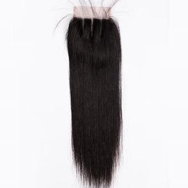 Elegant Human Hair Lace Closure 4x4 Malaysian Straight Closure, Human Hair Extension supplier