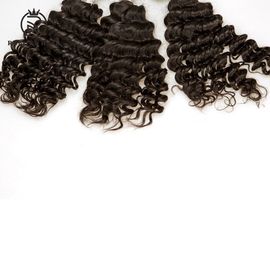 Virgin Human Hair Extension Raw Brazilian Hair Material Big Curly 3 Bundles One Head supplier