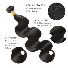 Peruivian Hair Brazilian Virgin Hair , Brazilian Body Wave Hair Bundles supplier