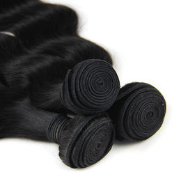 Unprocessed Human Brazilian Weave Bundles , Soft And Smooth Deep Wave Curly Hair supplier