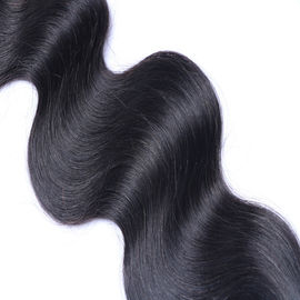 Unprocessed Human Brazilian Weave Bundles , Soft And Smooth Deep Wave Curly Hair supplier
