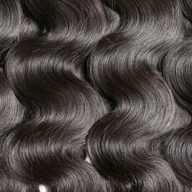 100% Pure 1B Black Color Brazilian Human Hair Bundles Wet And Wavy Hair Extensions supplier