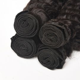 Deep Wave Brazilian Hair Bundles , Unprocessed Brazilian Curly Hair Bundles  supplier