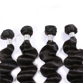 Pure Virgin Brazilian Human Hair Bundles No Nits Double Layers Weft Head supplier