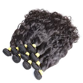 Natural Wave Brazilian Human Hair Bundles For Black Women Long Hair / Shedding Free supplier